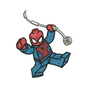 Lego Spiderman Embroidery Design