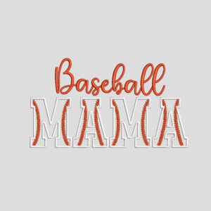 Baseball Mama (Applique) Embroidery Design